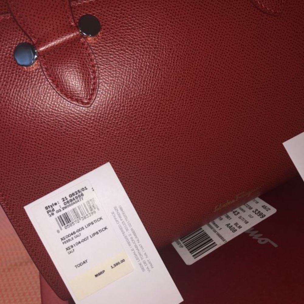 Ferragamo bag red new